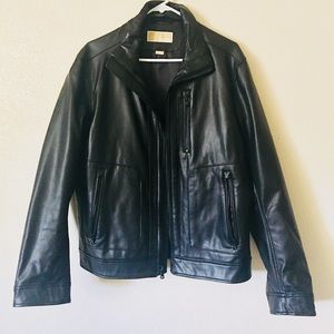 Like NEW ! 😎😎Michael Kors Men Leather Jacket!